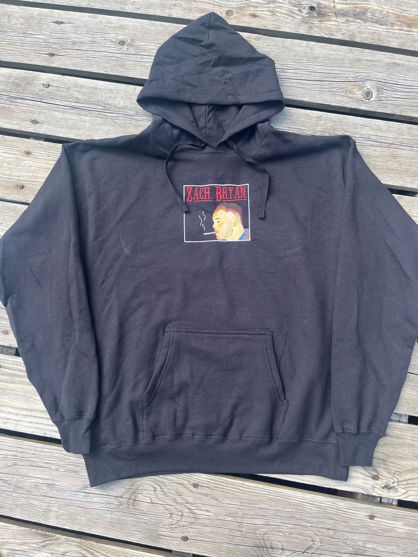 "ZachCover" Embroidered Hoodie