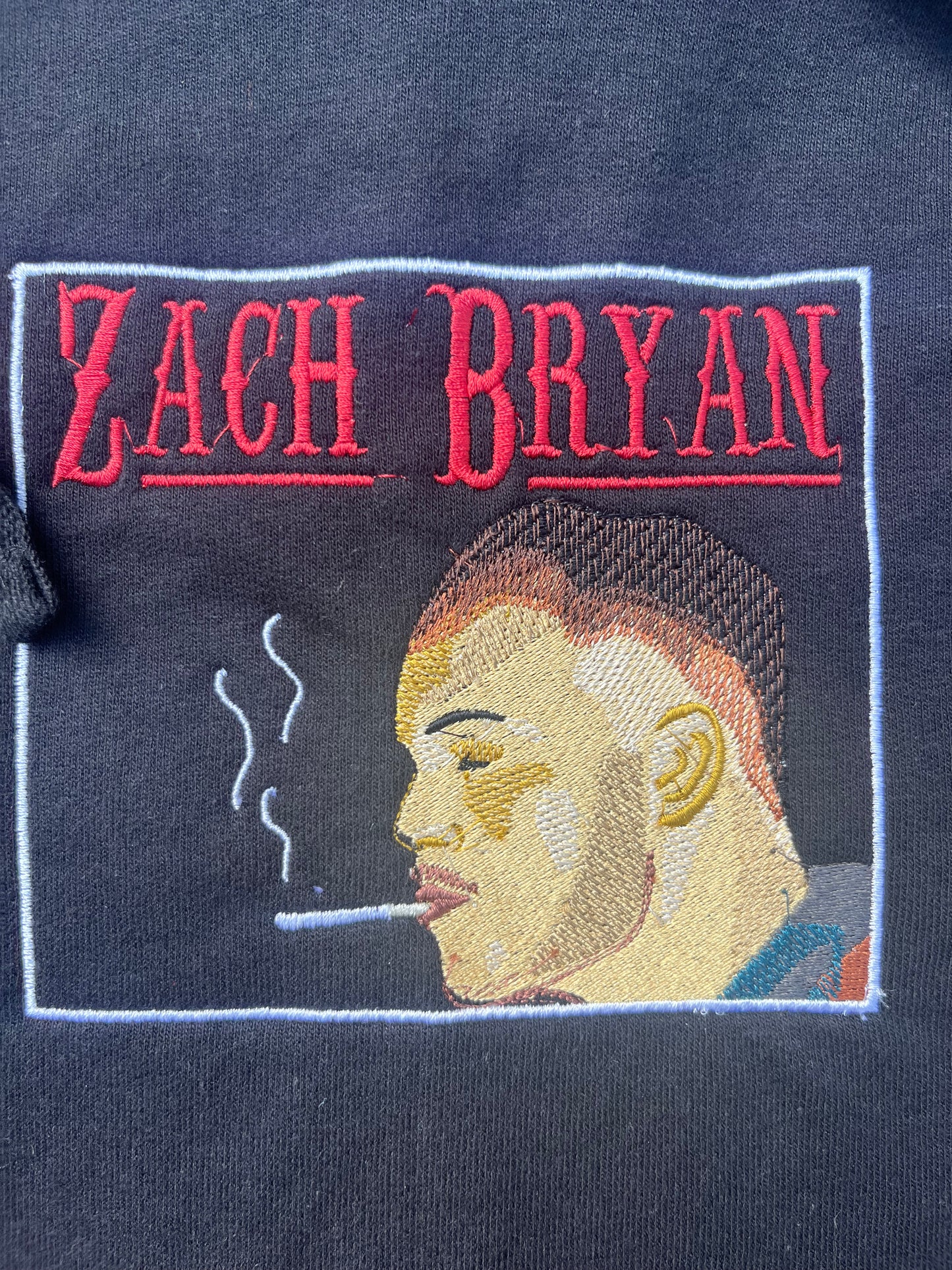 "ZachCover" Embroidered Hoodie