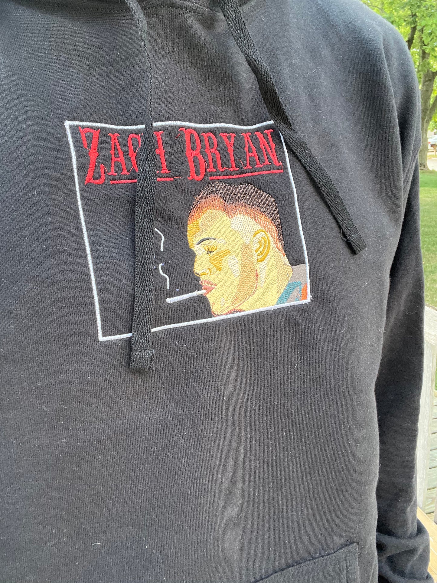 "ZachCover" Embroidered Hoodie