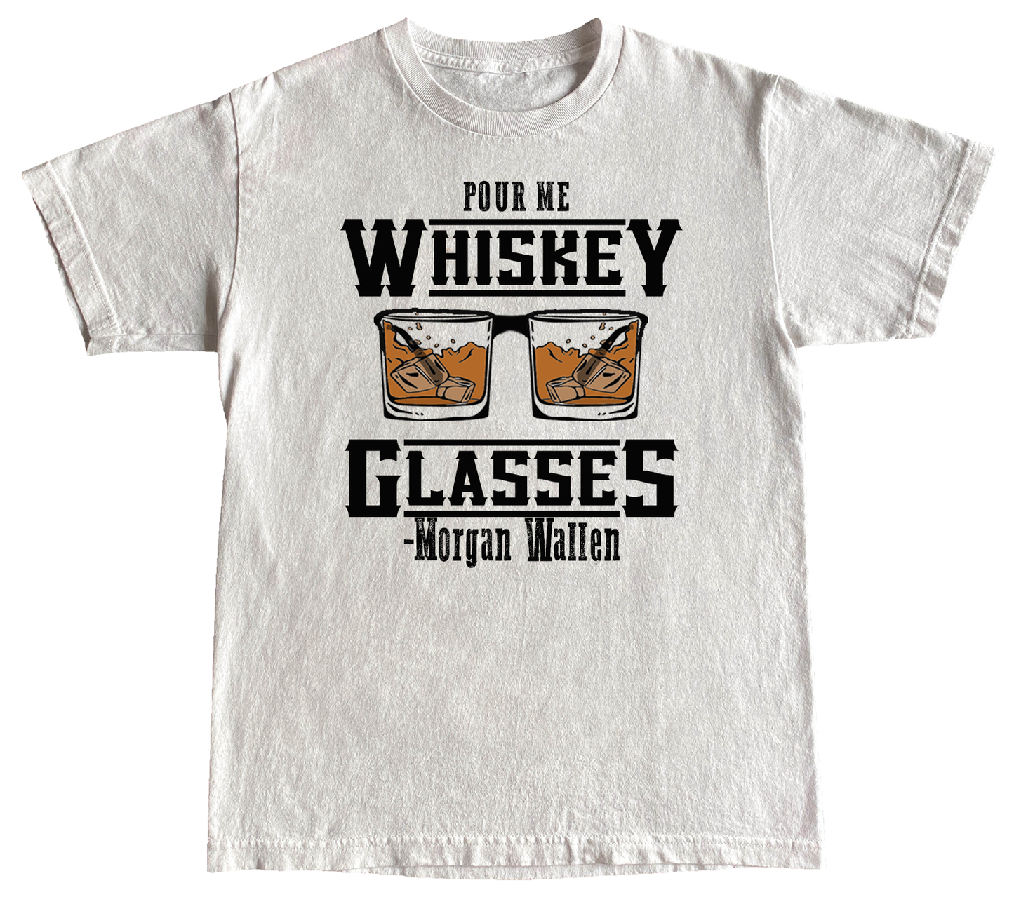 "WhiskeyGlasses" T-shirt