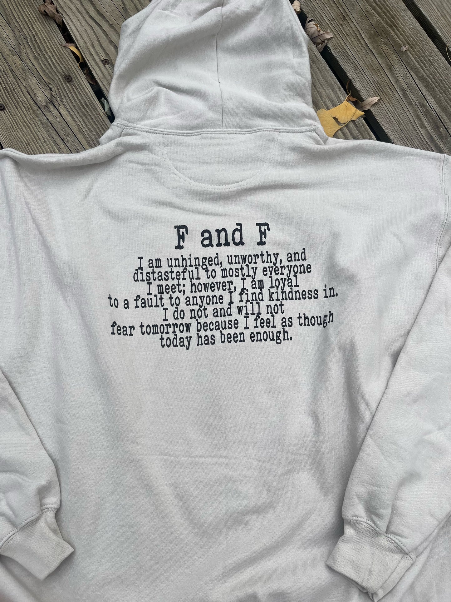 "FandF" Hoodie/Shirt