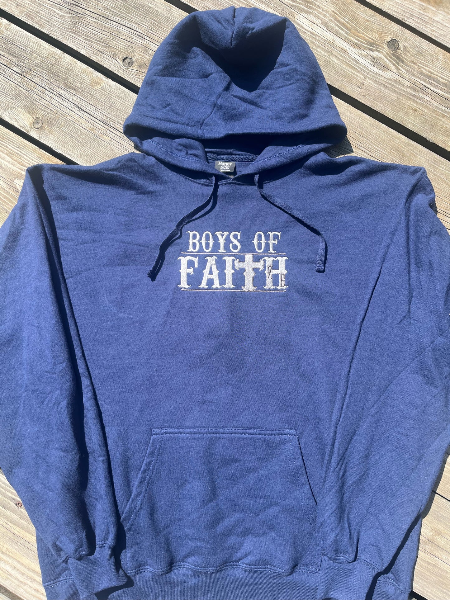 "BoysOfFaith" Embroidered Hoodie