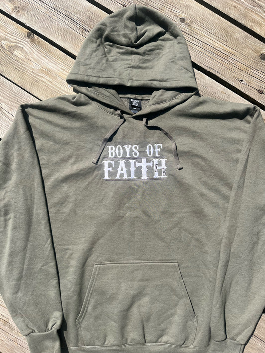 "BoysOfFaith" Embroidered Hoodie